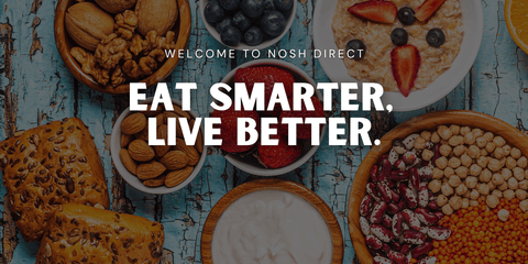 Homepage - Hero Banner - Welcome to NOSH Direct. Eat Smarter, Live better. 