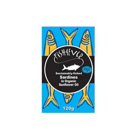 Buy Fish4Ever on NOSH Direct - Whole Sardines in Organic Sunflower Oil